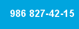 986 827-42-15